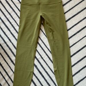 Lululemon Athletica Green High-Waist Leggings